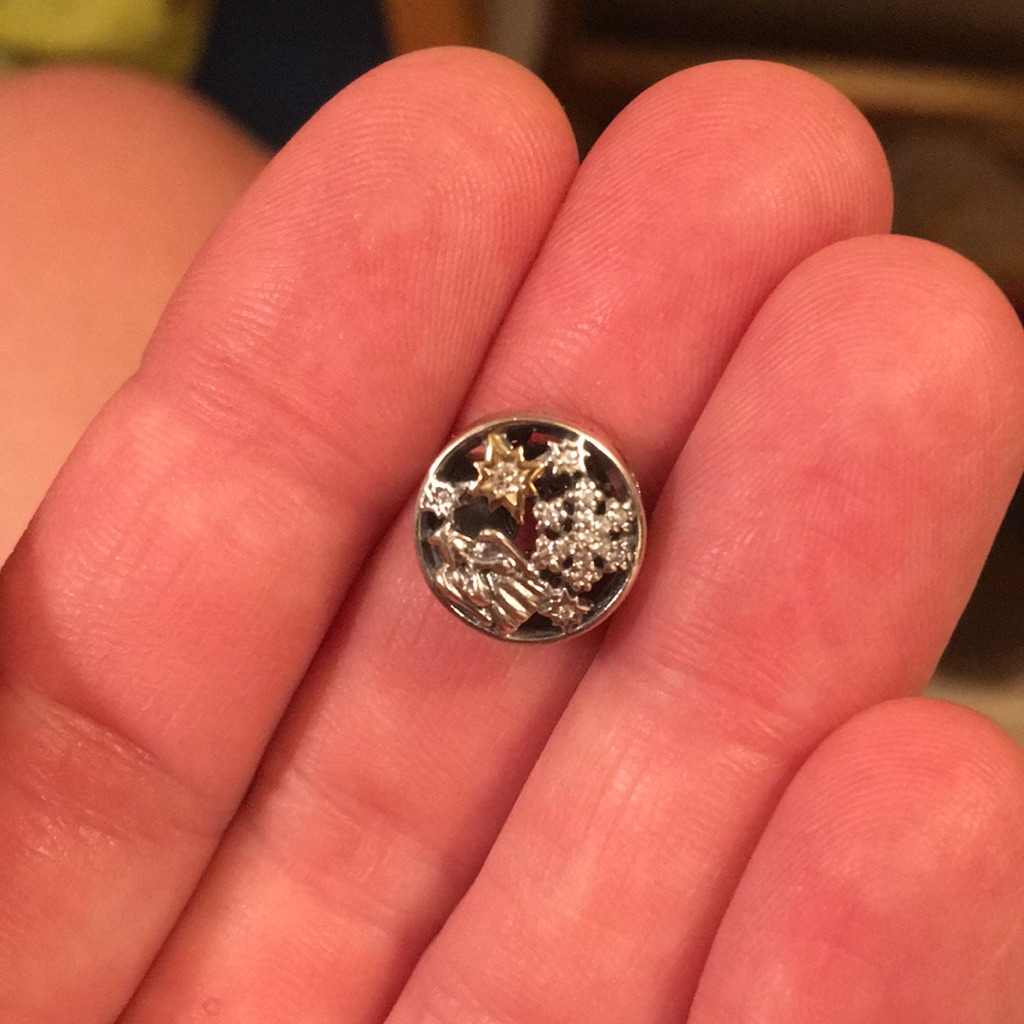 Angel Christmas-Themed Pandora Charm 35$